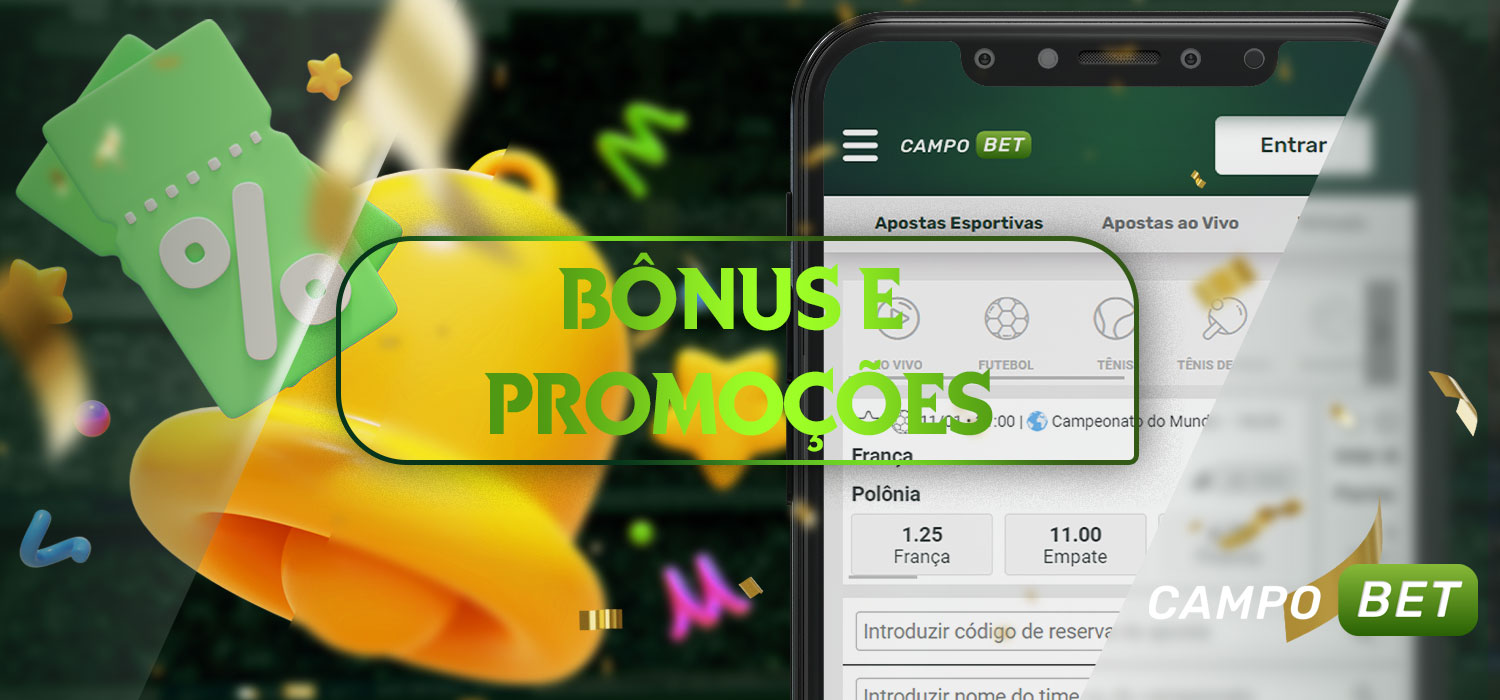 Bônus e promoções atuais que fornecem o aplicativo campobet